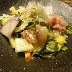 九つ井 - １．鎌倉野菜と旬魚サラダ