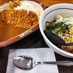 山田うどん - 得かつカレーセット￥920