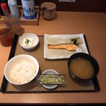 やよい軒 - しゃけの塩焼き朝食