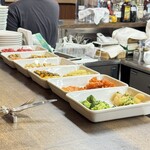 ラ カッレッタ - キッチンチラ見せ。