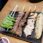 原宿タップルーム - 焼き鳥おまかせ５本盛り
