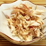 築地 布恒更科 - ミョウガとささみ