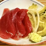 築地 布恒更科 - マグロ漬け