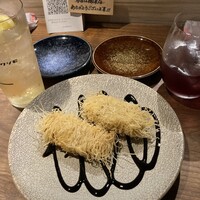 恵比寿ビストロ 猫も杓子も - 穴子のフリット