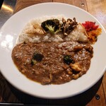 【カレー専門店】円山教授。 - 「ひき肉とキノコのカレー」③