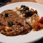 【カレー専門店】円山教授。 - 「ひき肉とキノコのカレー」②