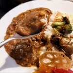 【カレー専門店】円山教授。 - 「ひき肉とキノコのカレー」④