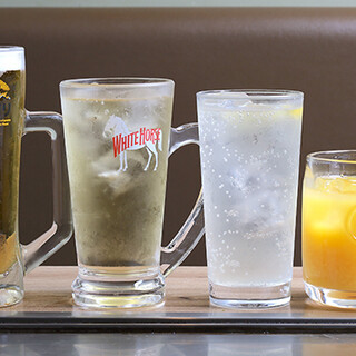 料理に合うドリンクメニューを豊富にご提供！