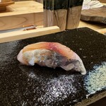 鮨 十兵衛 - 鯵（敦賀　定置網）