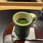 鮨 十兵衛 - 抹茶のブランマンジェ