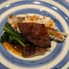 御所 岩さき - 焼き鱧・椎茸・青菜