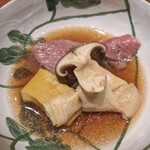 御所 岩さき - 和牛・大黒しめじ・湯葉・生麩