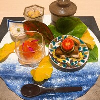 肉割烹ふたご THE JUNEI HOTEL KYOTO - 秋の風情の八寸