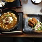 情熱うどん 讃州 - タルタル唐揚げカレーうどん＆カキフライ