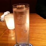 NEW YORK CAFE - 水もおしゃれなコリンズグラスで
      