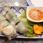 ペンタイ - ポピアソー(生春巻き)　715円