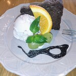 ベジバル チバットリア - ケーキ＆アイスの盛り合わせ♪