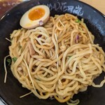 らあめん花月嵐 - 麺とトッピング、混ぜました