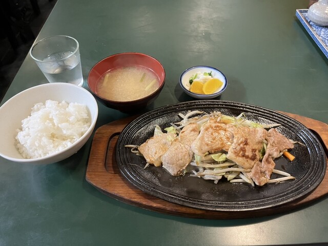 おおの 豚肉しょうが焼定食 600円