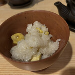 小料理 椿 - 栗おこわ