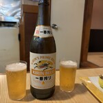 小料理 椿 - 瓶ビール