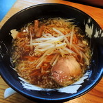 客野製麺所 - 2014年4月21日(月)　コク煮干し中華そば(期間限定・平打麺)800円