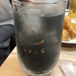 餃子食堂マルケン - 黒いレモンサワー！しぶい！