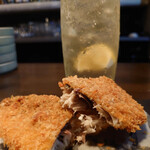 酒厨房 pei - 大きめのサバカツ