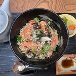 む蔵 - サケ茶漬け 1,400円