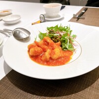 中国料理 星ヶ岡 - 海老のチリソース炒め(S) 3000円