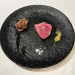 ウシマル - 香取産ジャージー牛 ブリスケ
                                山武産オーシャン★ビーフランプ