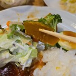 キッチン ブルー グローブ - 甘い南瓜