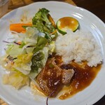 キッチン ブルー グローブ - 最後のワンプレート