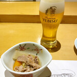 鮨政 大宮駅東口2号店 - ランチビール＆お通し