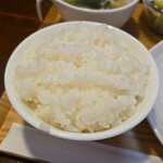 キッチン ブルー グローブ - ご飯大盛りのアップ