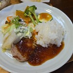 キッチン ブルー グローブ - 再びワンプレート