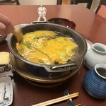 人形町今半 - 卵を入れてトロトロに