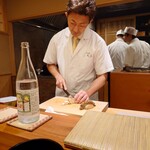 日本料理 太月 - アワビを。