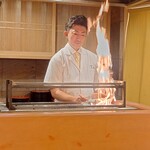 日本料理 太月 - さわらの炙りを。