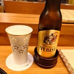 日本料理 太月 - エビスビール
