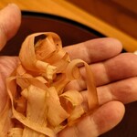 日本料理 太月 - かつお節を味わわせて頂きます。