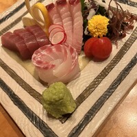 倉敷個室居酒屋 藤と川蝉 - お刺身盛り合わせ