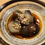 鮨 奥 - 大間のなまこ  茶振り海鼠ではなく『ふりなまこ』初めてのサクッサクッ食感に驚き！おいしーい(*^-^)