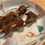 焼鳥 みずき - 砂肝　385円(1本の値段です)