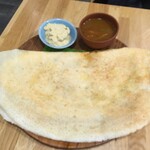 ケララキッチン - こちらは川崎店のエッグドーサです。同じようでちょっと違います(どちらも美味しい♪)