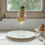 夏空 - ２０２４年１０月再訪：小さなパフェ＆栗の塩バターサブレサンド☆