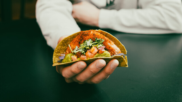 "Fried Shrimp & Avocado"