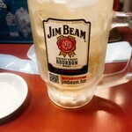 王餃子 - 男前ハイボール角ビンが嬉しい