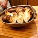 日本料理 太月 - この日は岩手の松茸