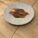 チーズと生はちみつ BeNe - ハニーマスタードサーモンカルパッチョ